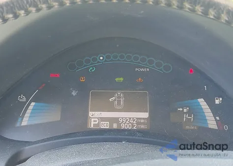 2013 Nissan Leaf Sl z USA, uszkodzony, nr VIN 1N4AZ0CP4DC402584